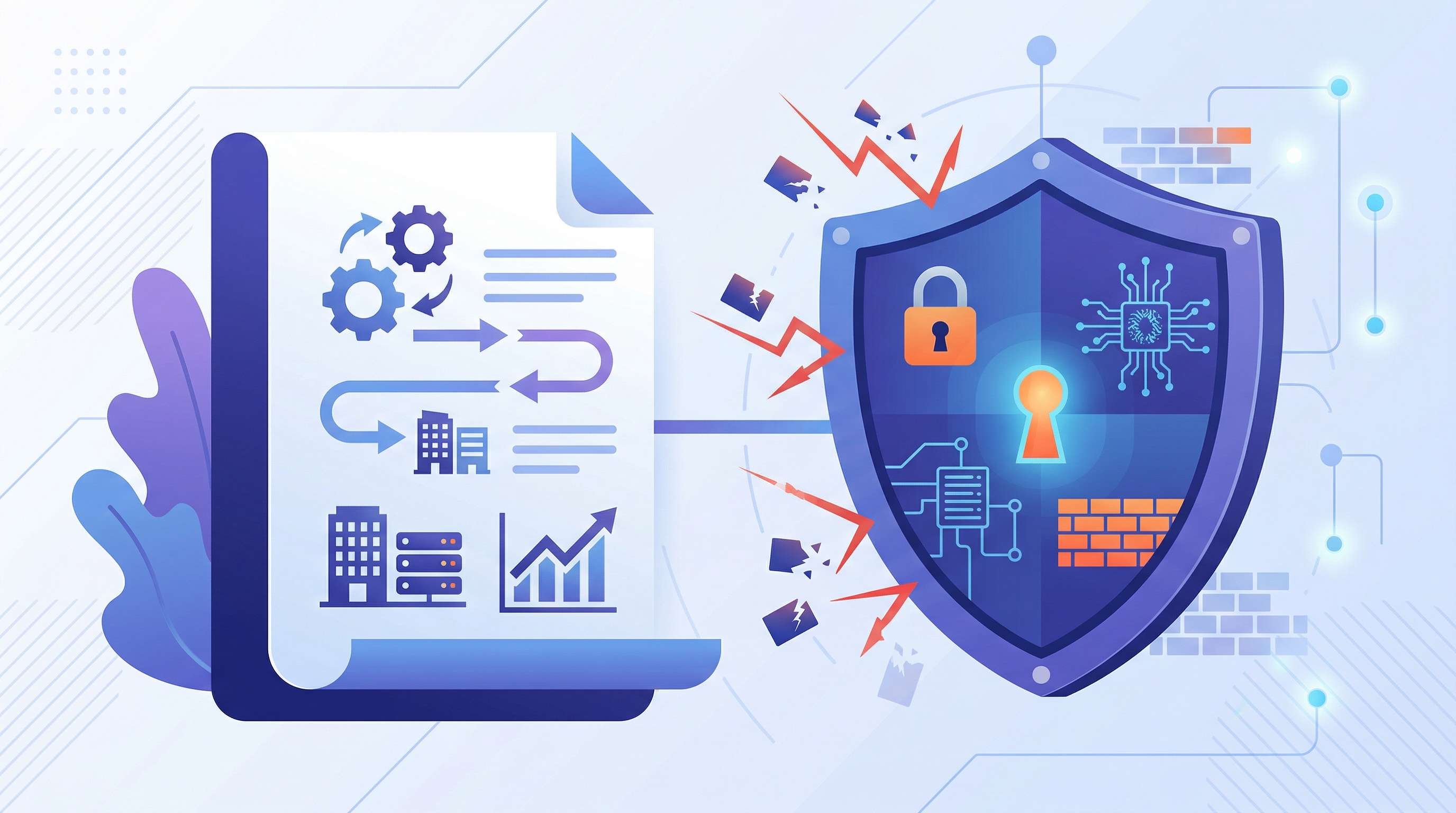 BCPとサイバー攻撃のイメージ