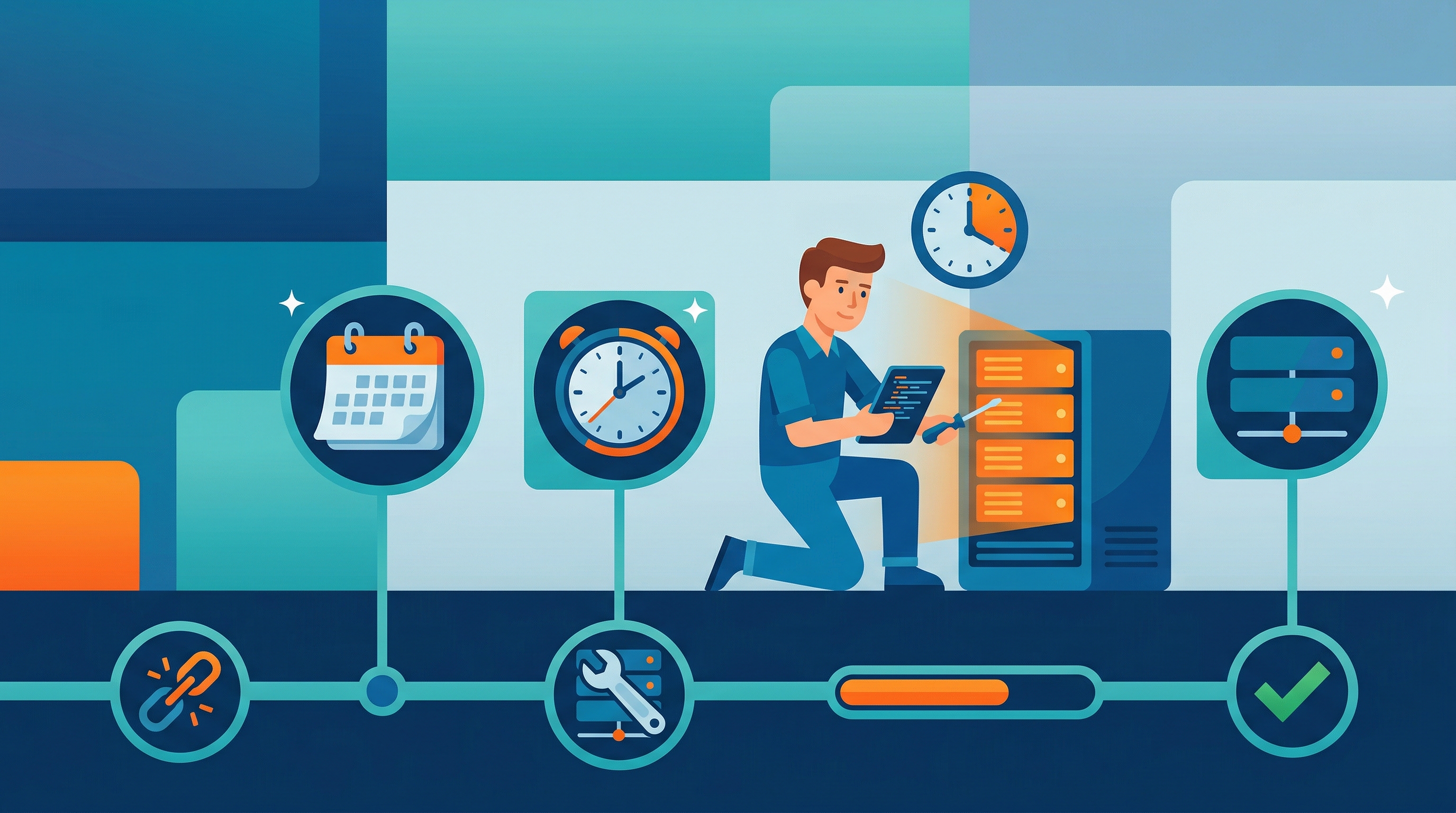 サイバー攻撃からの復旧期間の実態を解説するイメージ