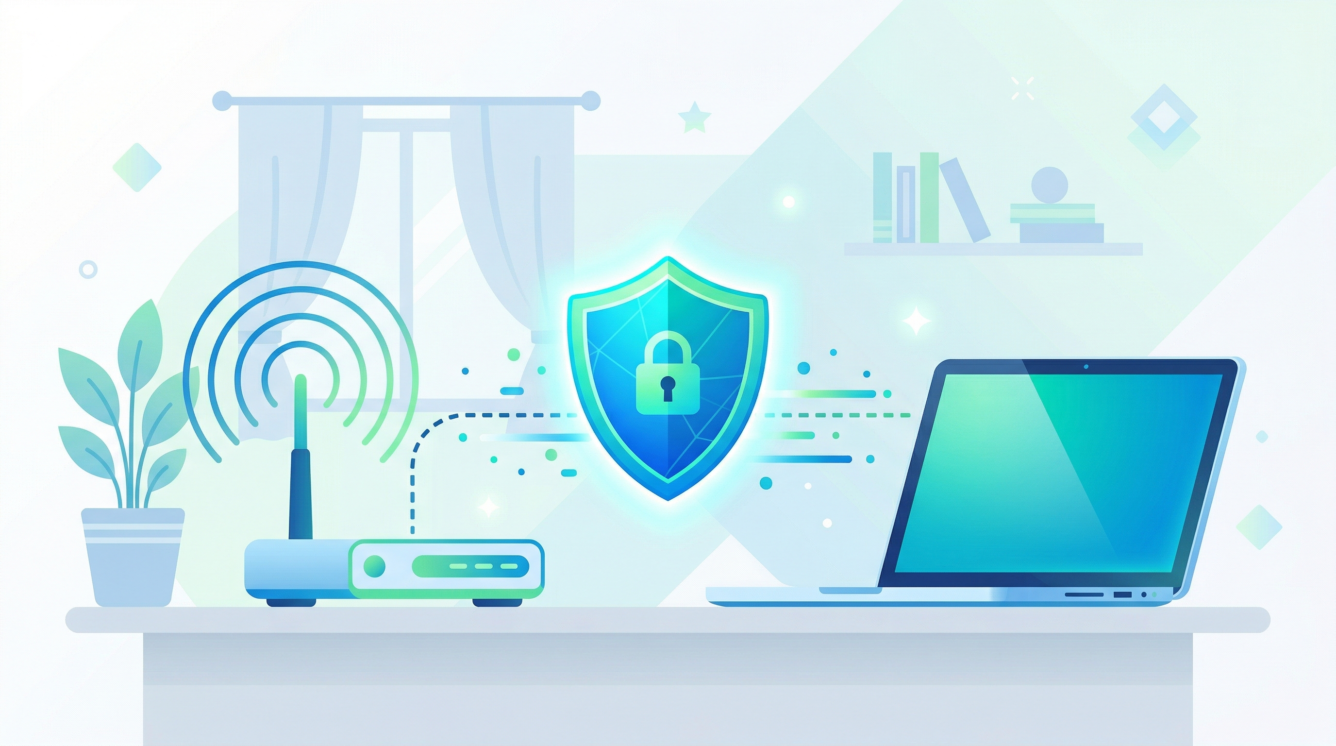 自宅Wi-Fiでの仕事中にサイバー保険が使えるかを解説するイメージ
