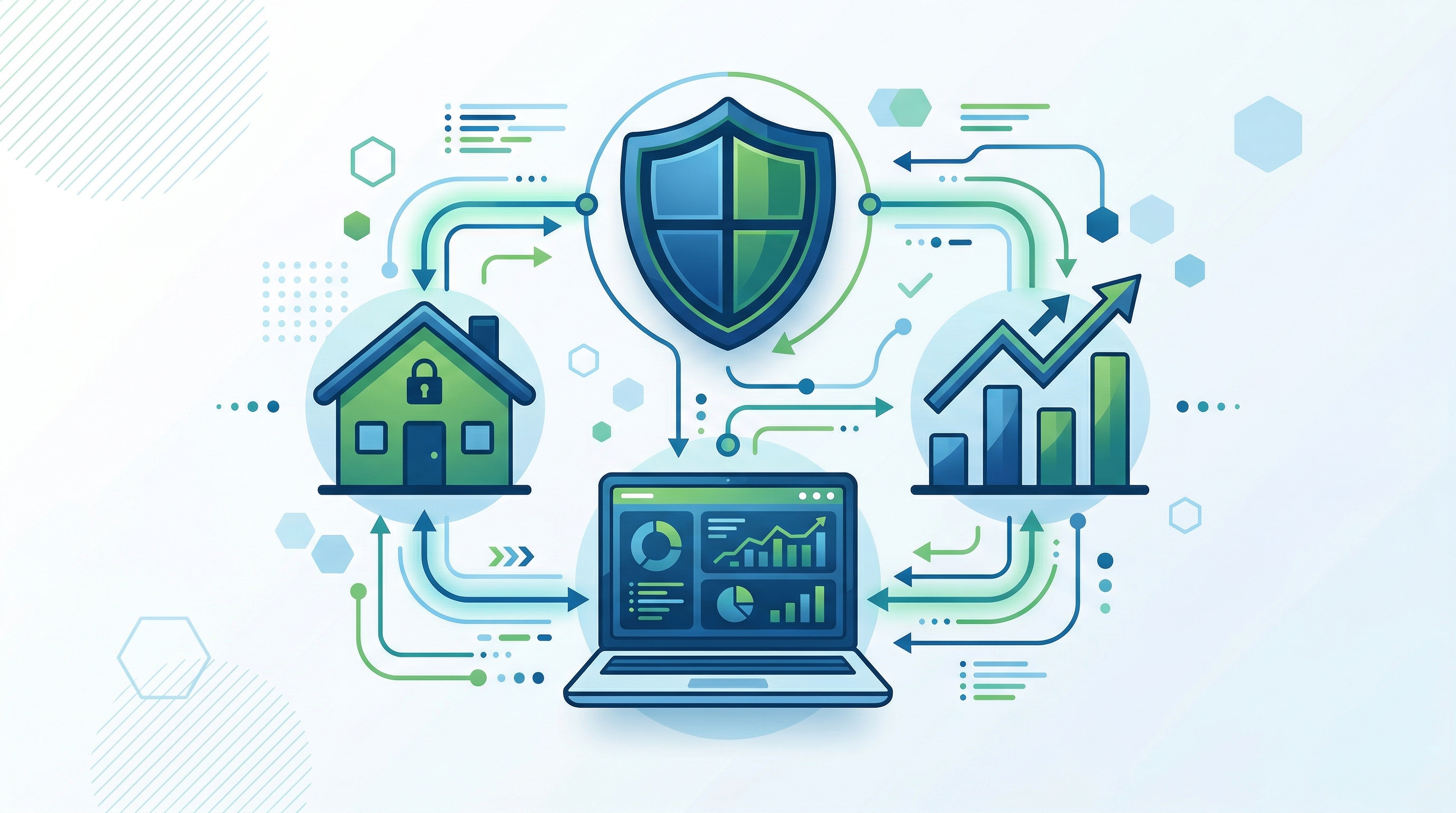 テレワーク継続企業が意識すべきサイバーリスク管理を解説するイメージ