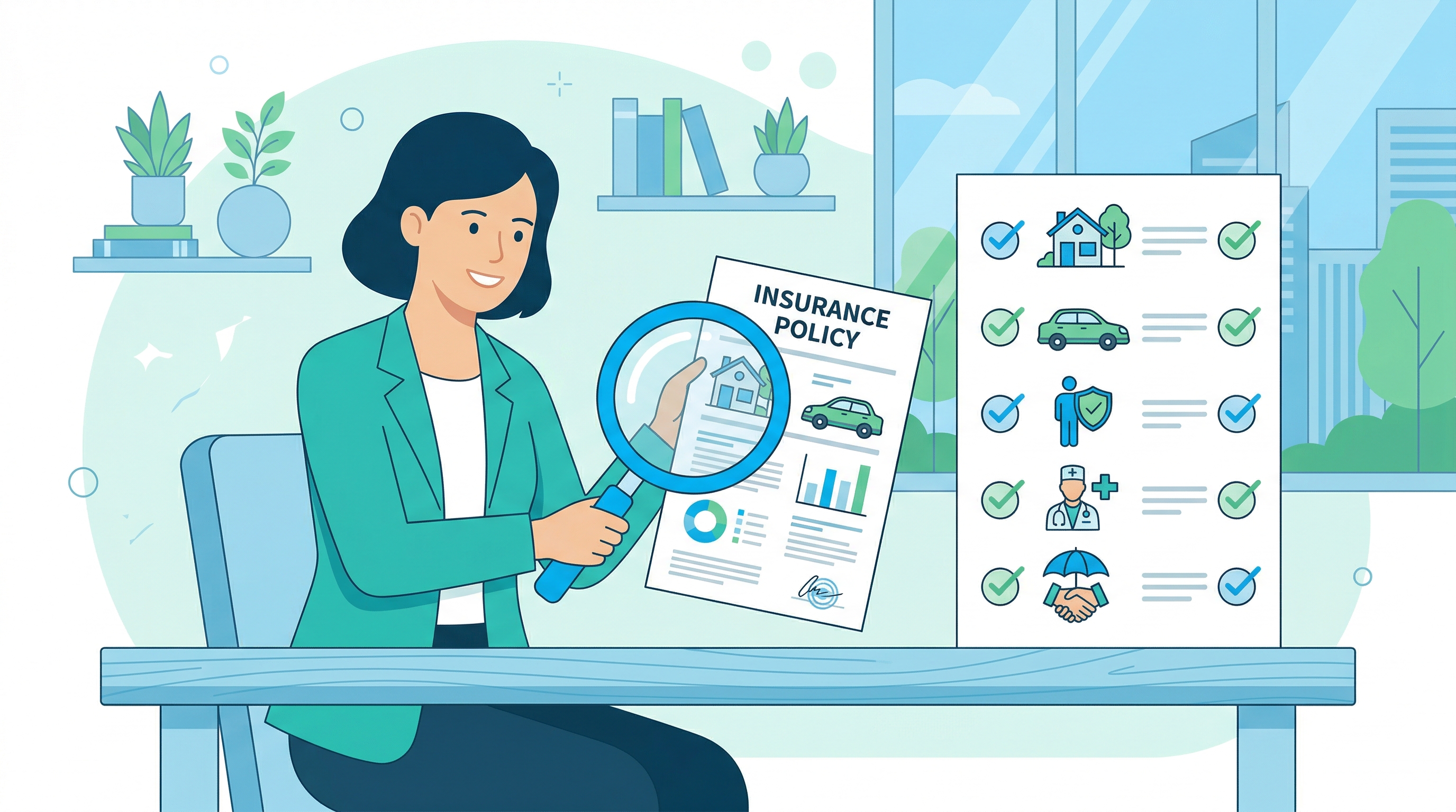 社外取締役が確認すべきD&O保険のポイントを解説するイメージ