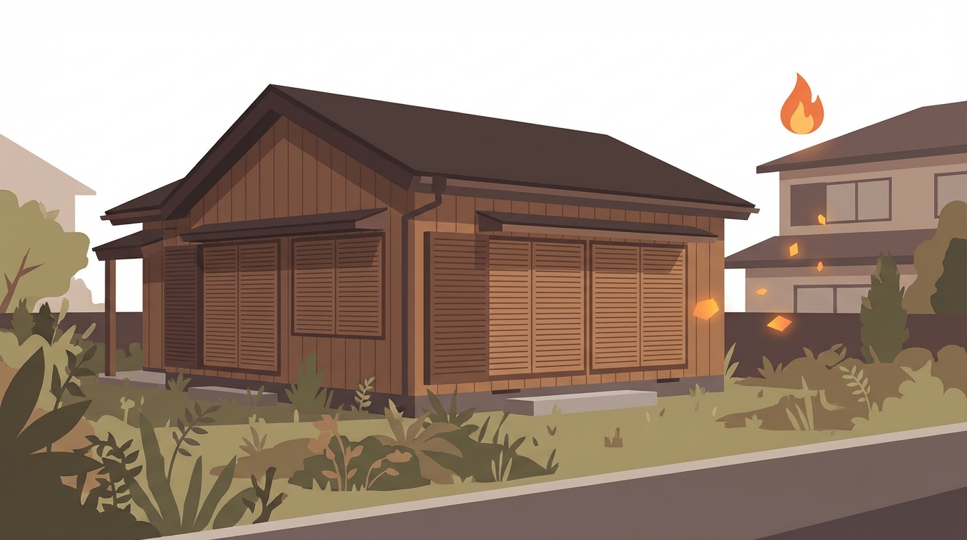 空き家の火災リスク