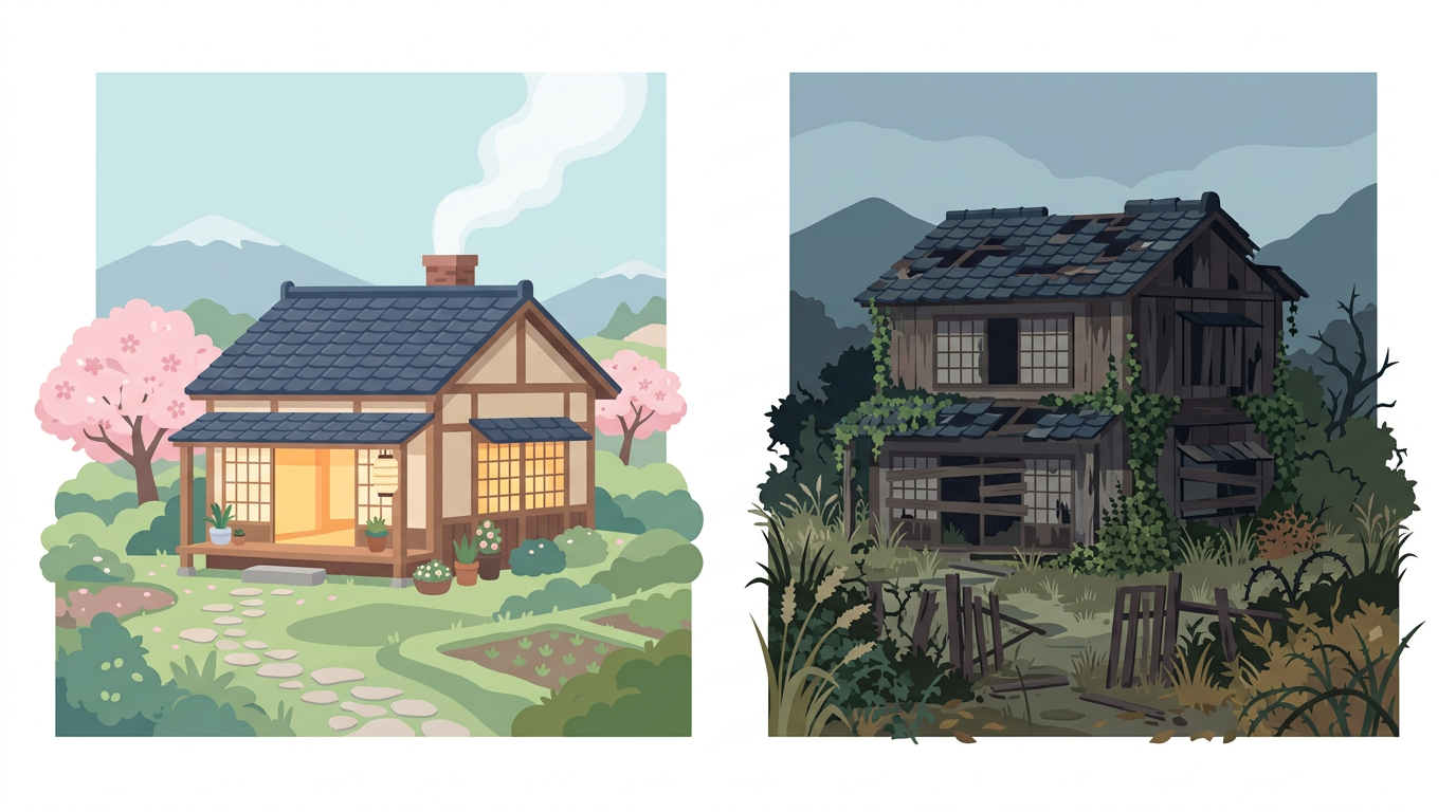 別荘と空き家の火災保険の違い