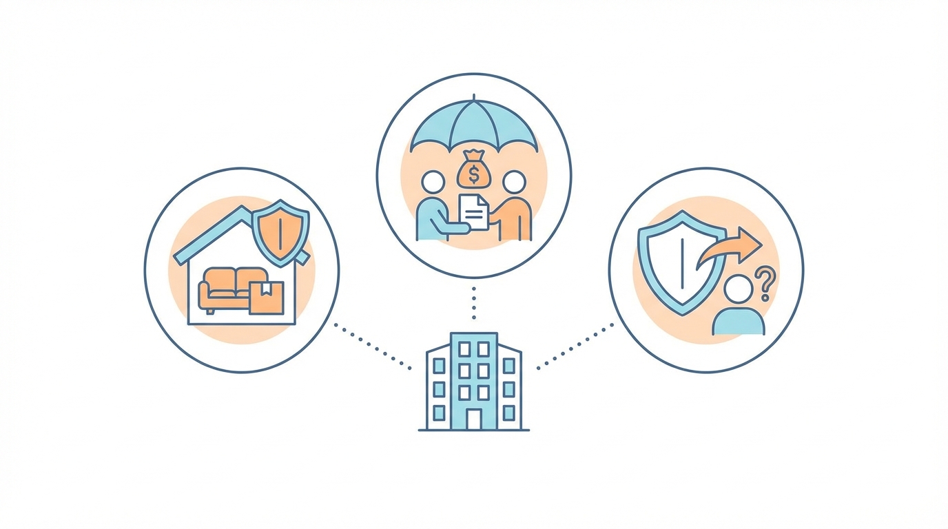 一人暮らしに必要な3つの補償