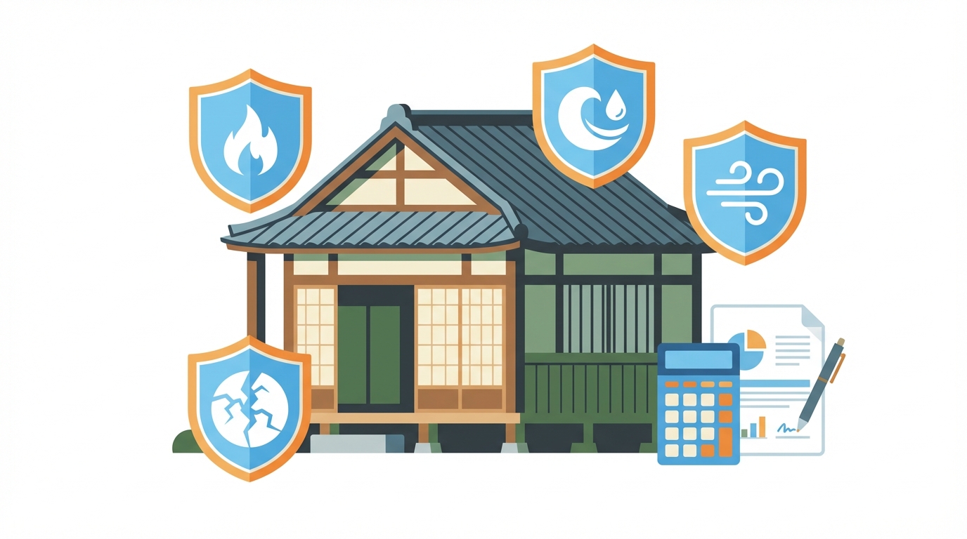 火災保険の補償内容と保険金額