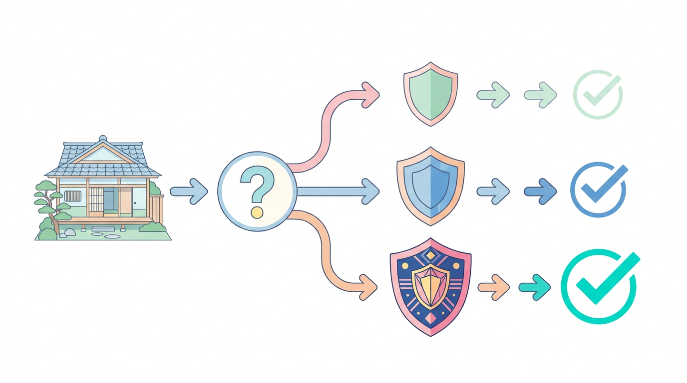 補償内容の選び方フローチャート