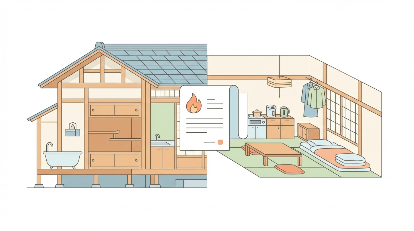 火災保険と家財保険の違いを解説