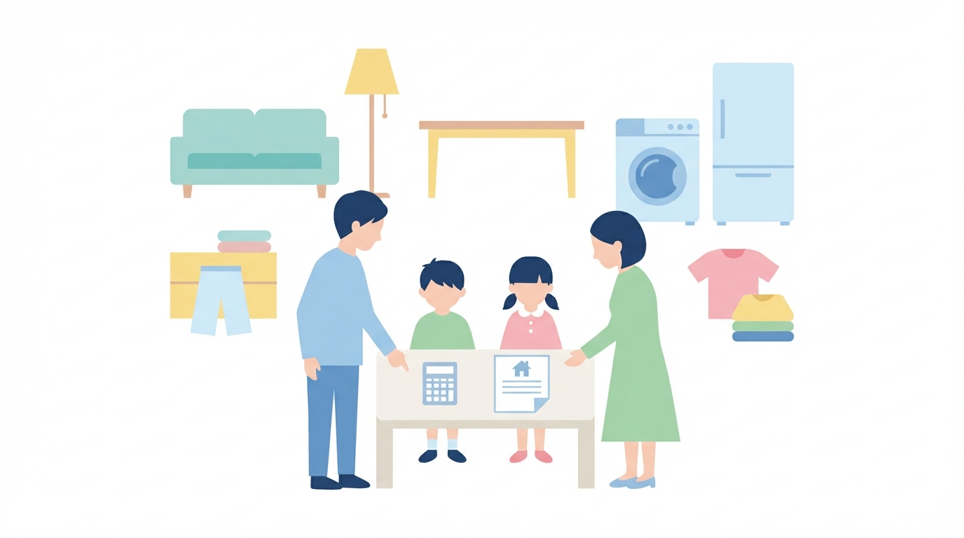 火災保険の家財保険金額の決め方