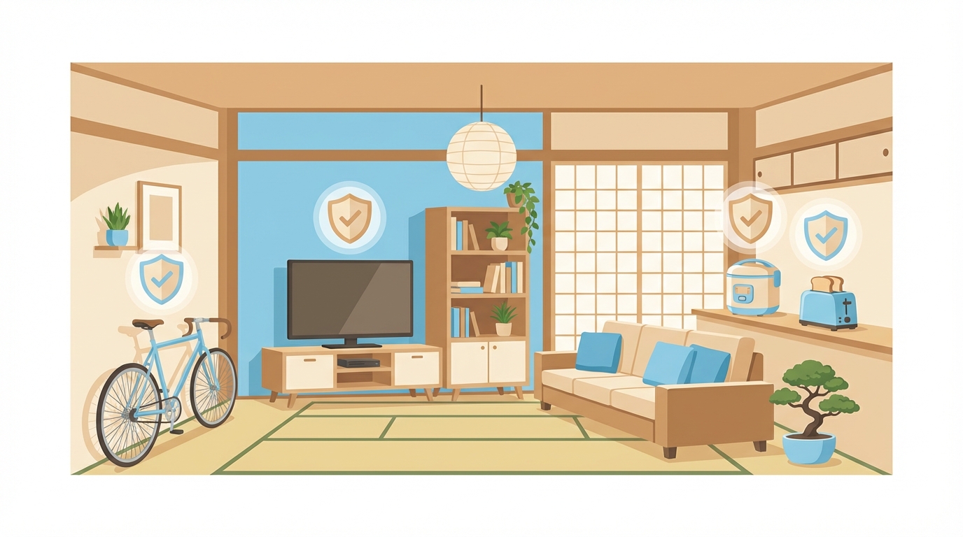 家財補償の対象範囲