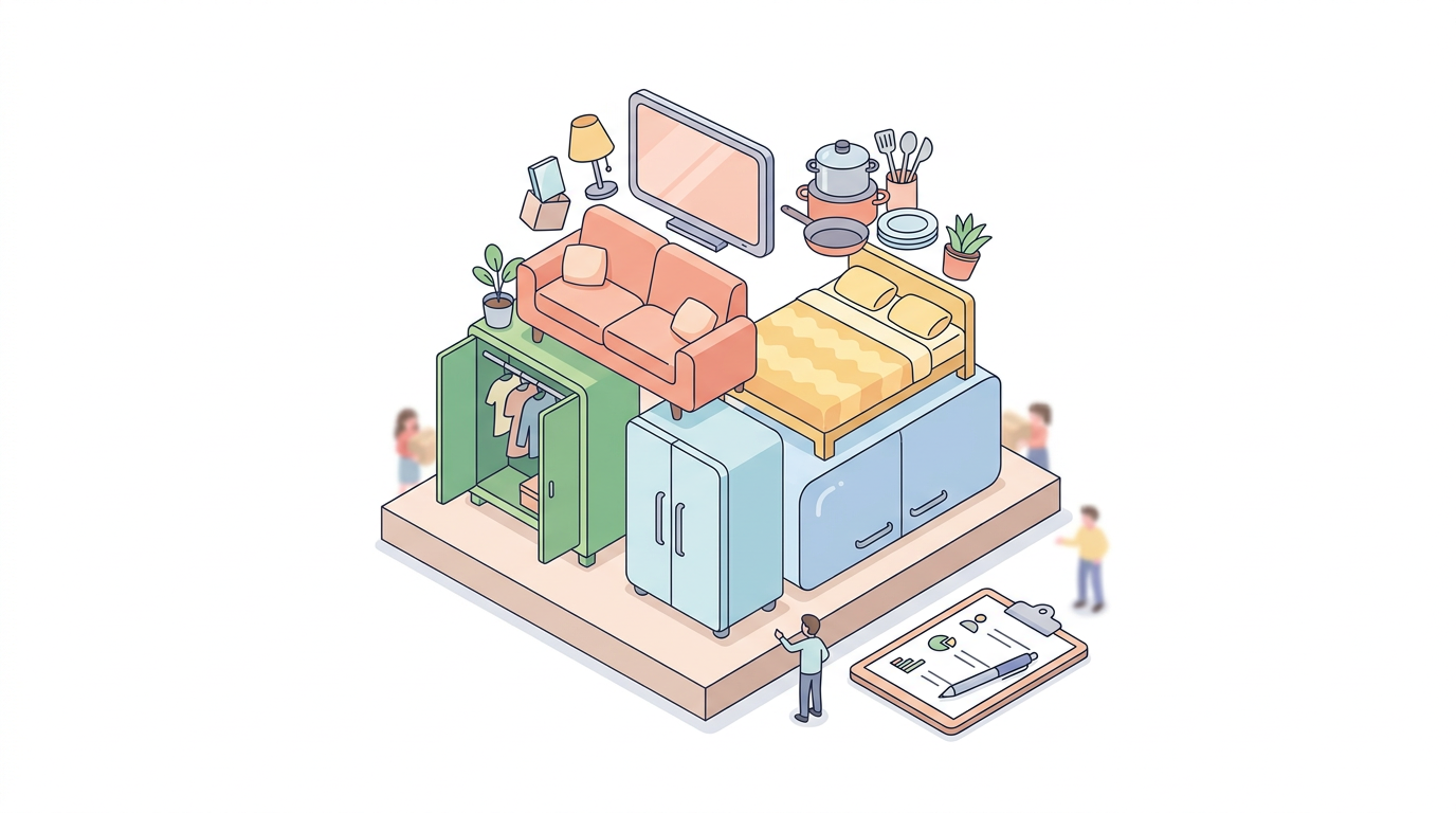 家財の積み上げ算定のイメージ