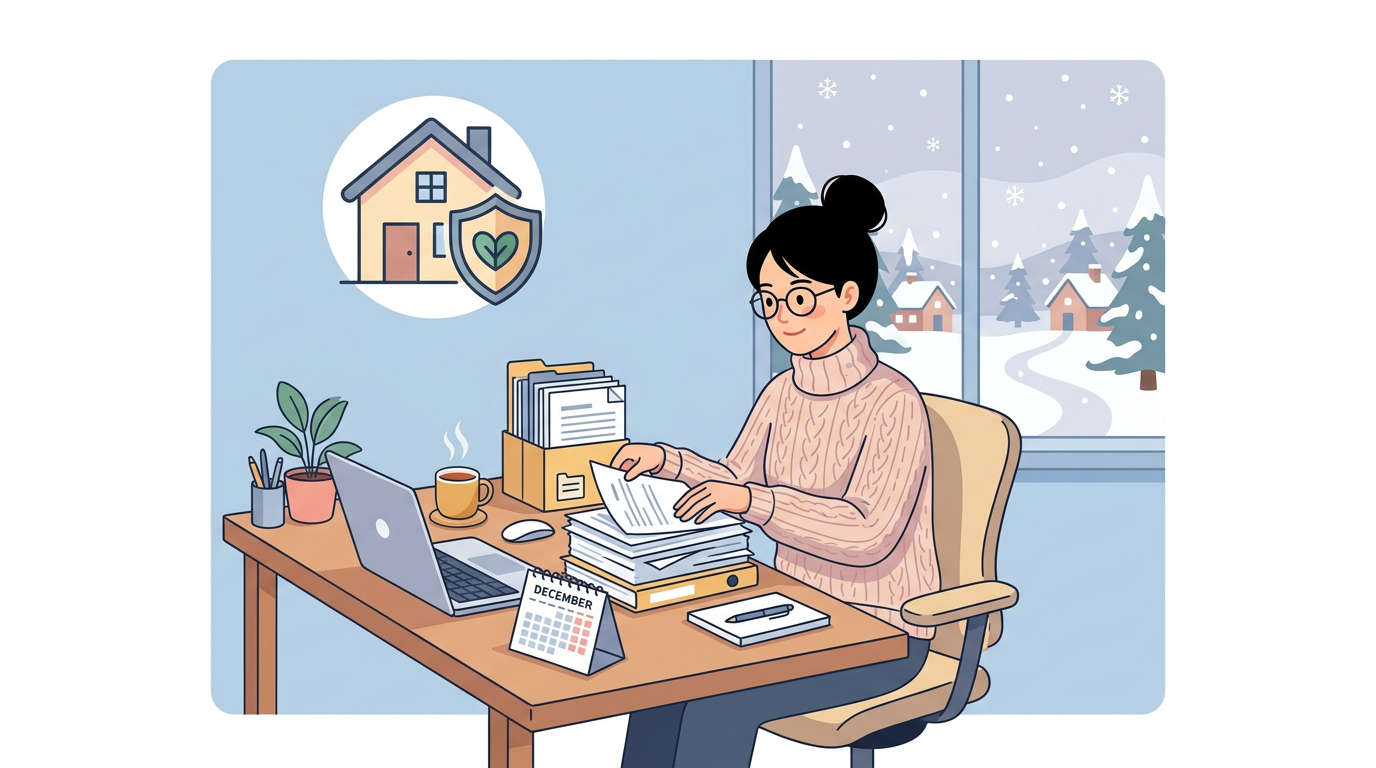 火災保険と年末調整の手続きイメージ