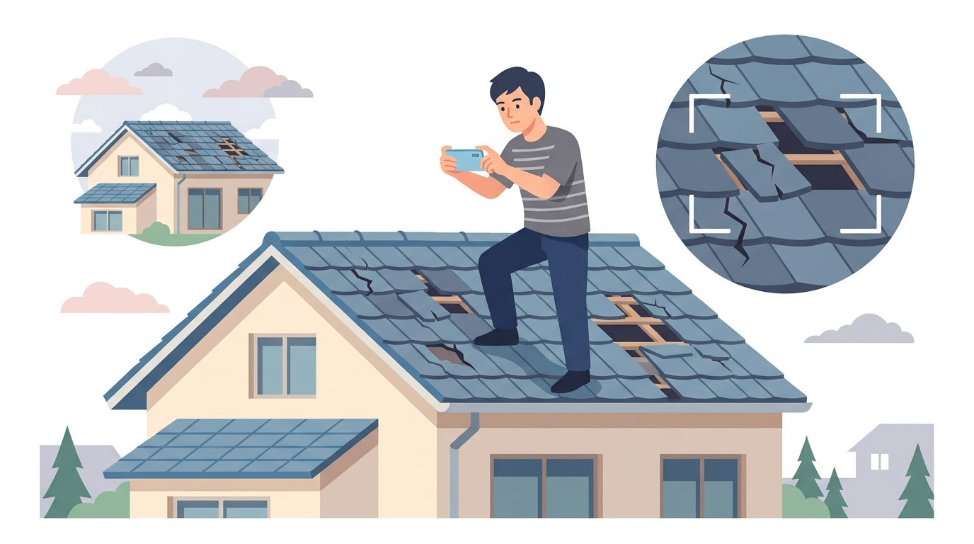 損害写真の撮影ポイント