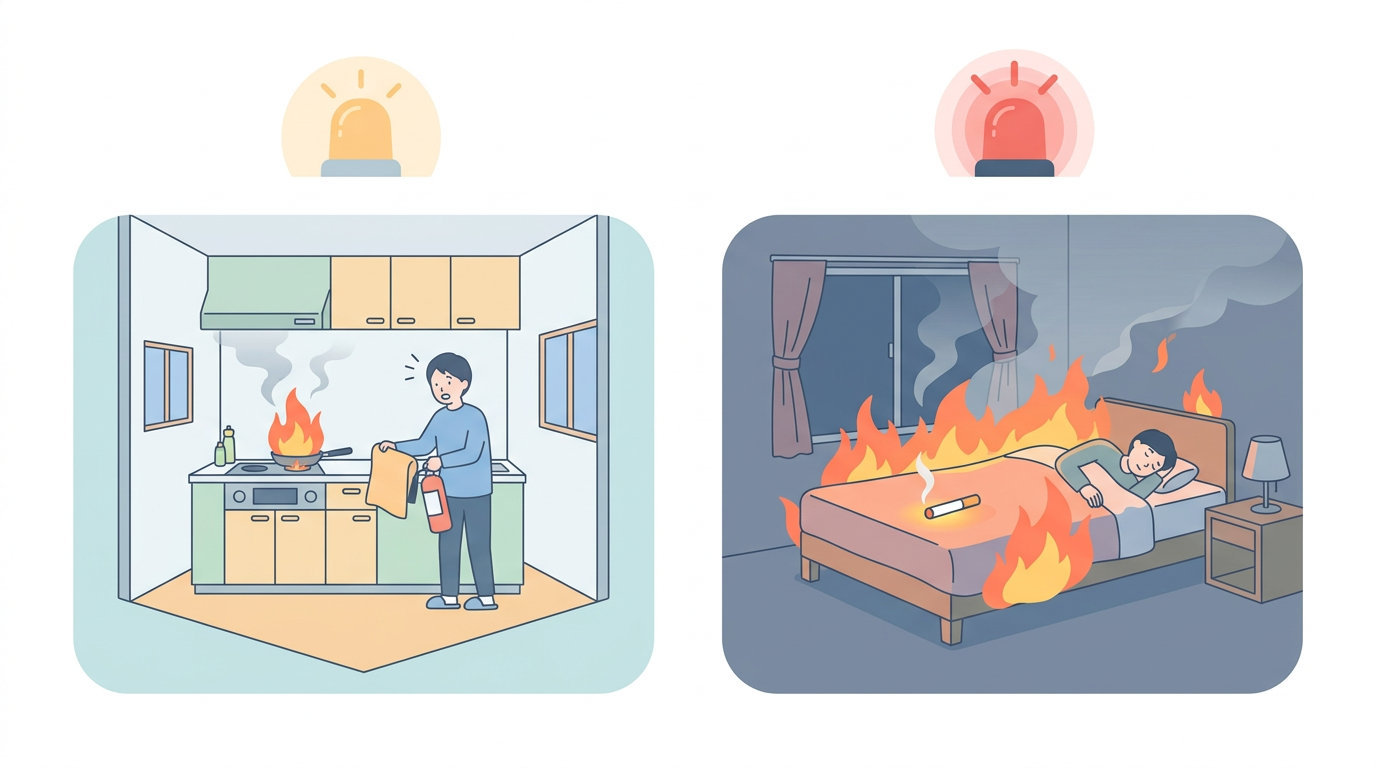 重大な過失と軽過失の違いを示すイメージ