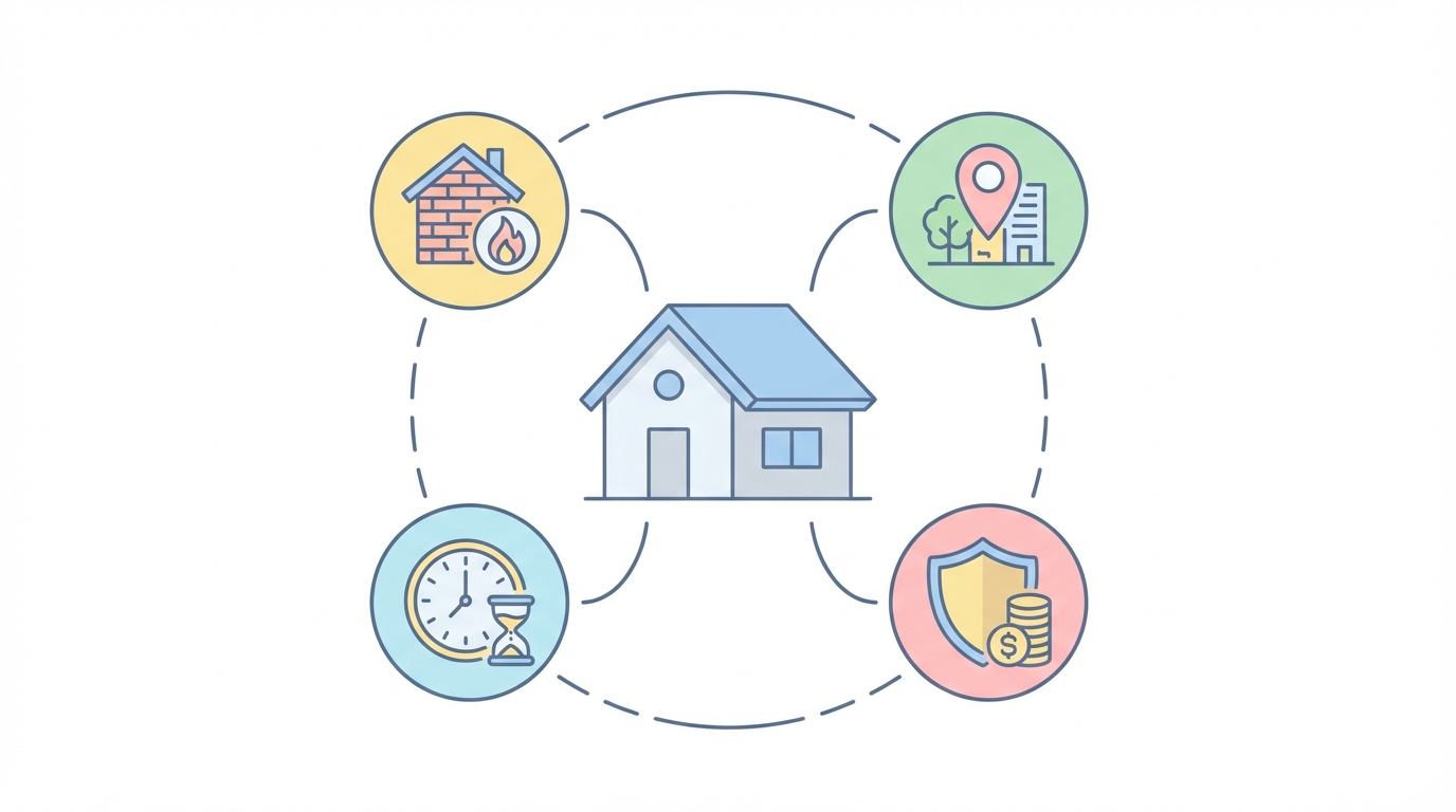 火災保険料に影響する要素