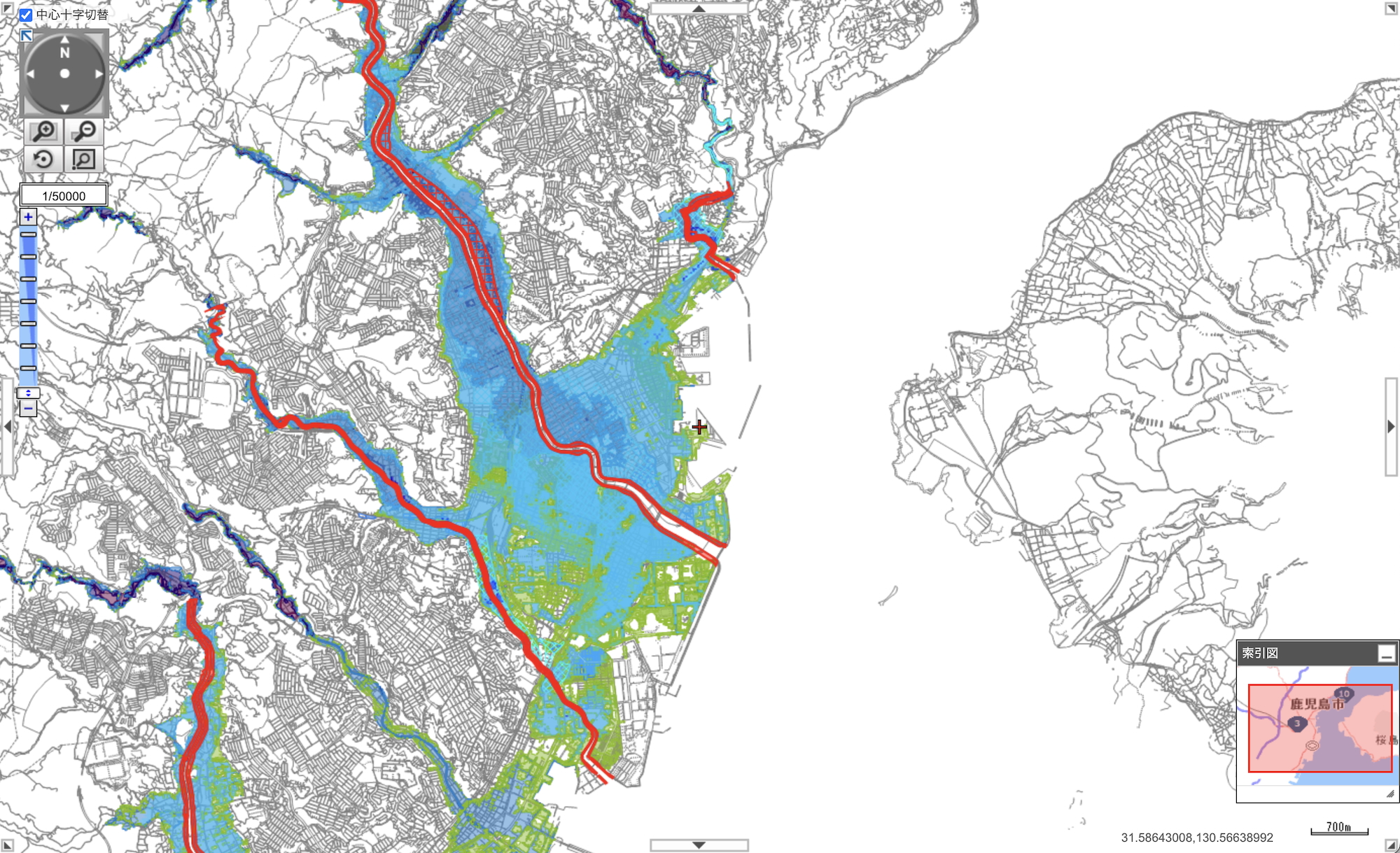 鹿児島市津波・浸水ハザードマップ