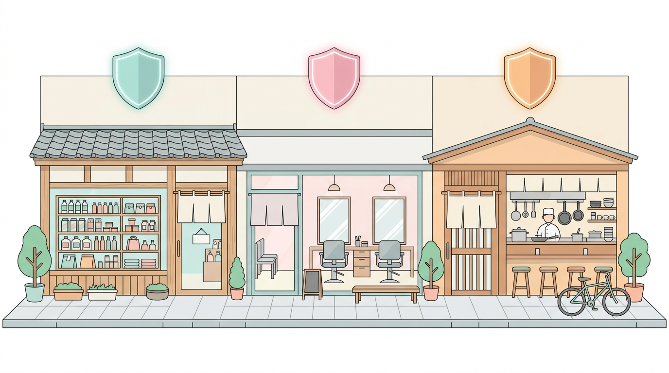 店舗向け補償内容