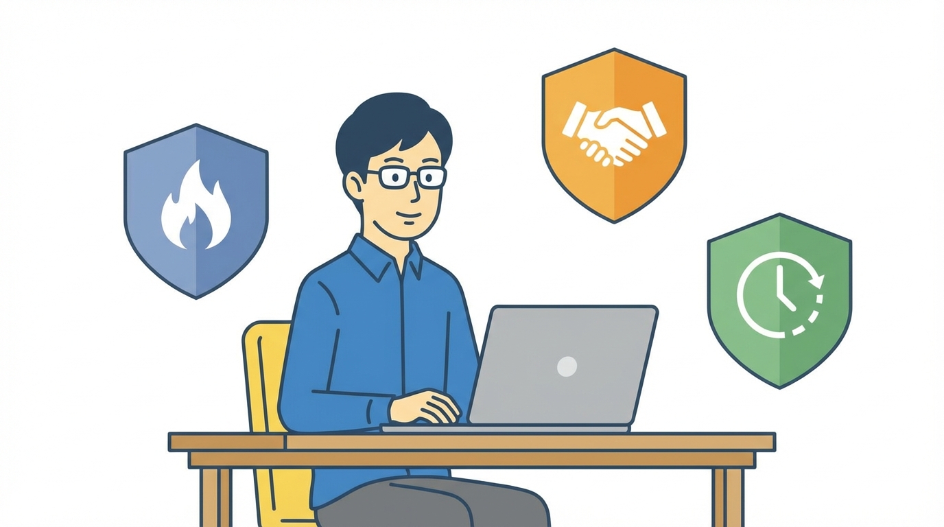 Flat design illustration of a Japanese sole propri...