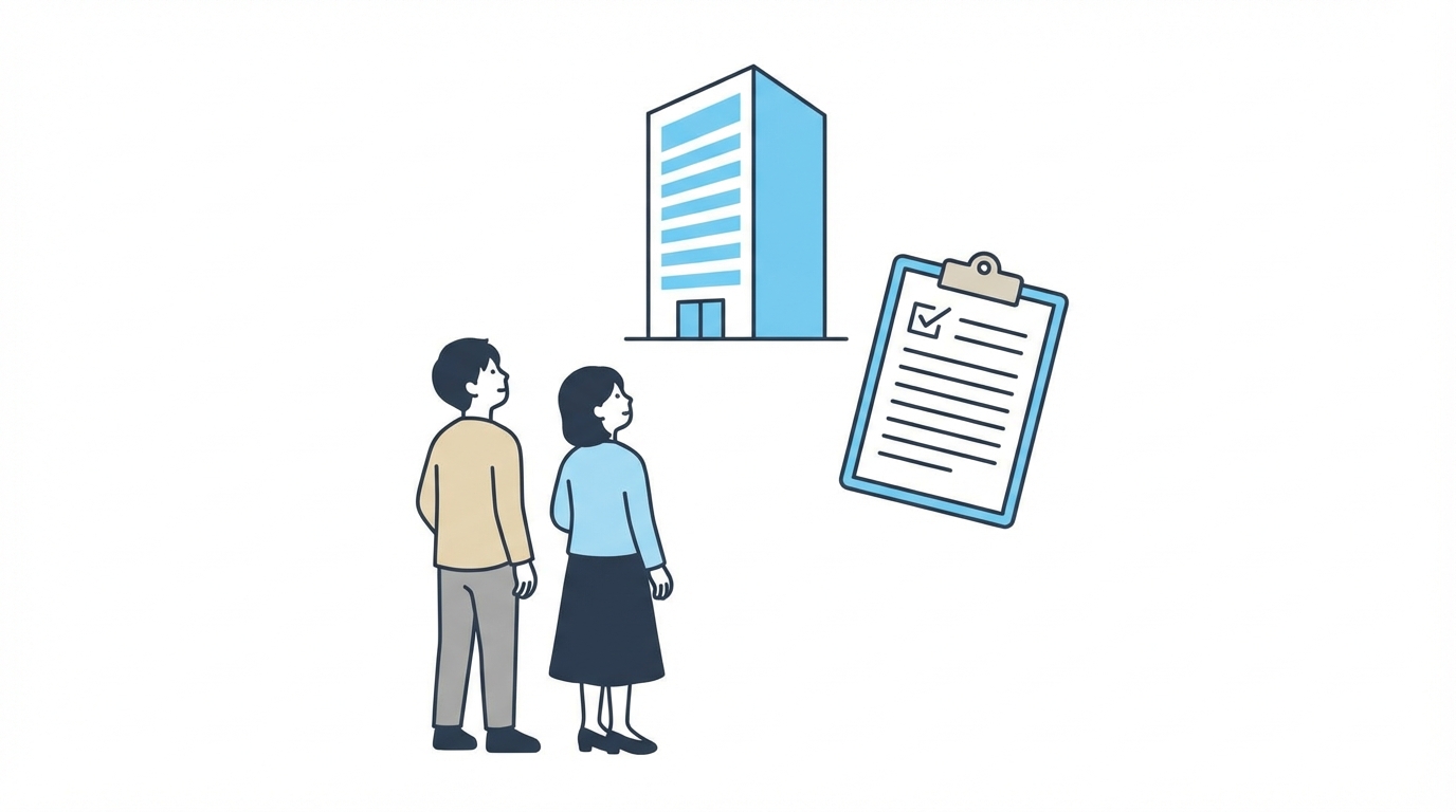 Flat design illustration of a young Japanese coupl...